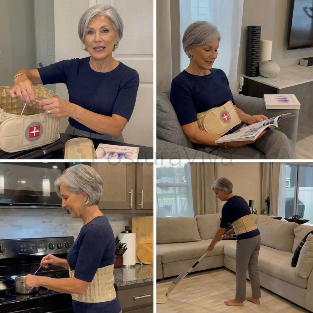 2-in-1 ErgoCompress™ Lumbar Belt – Decompression & Pain Relief