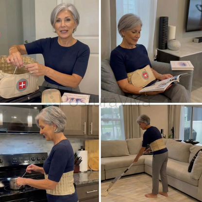 2-in-1 ErgoCompress™ Lumbar Belt – Decompression & Pain Relief